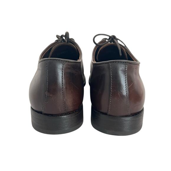 To Boot New York Brown Leather Oxford Shoes Men Size 8 - Picture 4 of 12